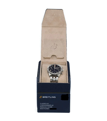 Breitling Avi P-51 Mustang Stainless Steel Watch A23380