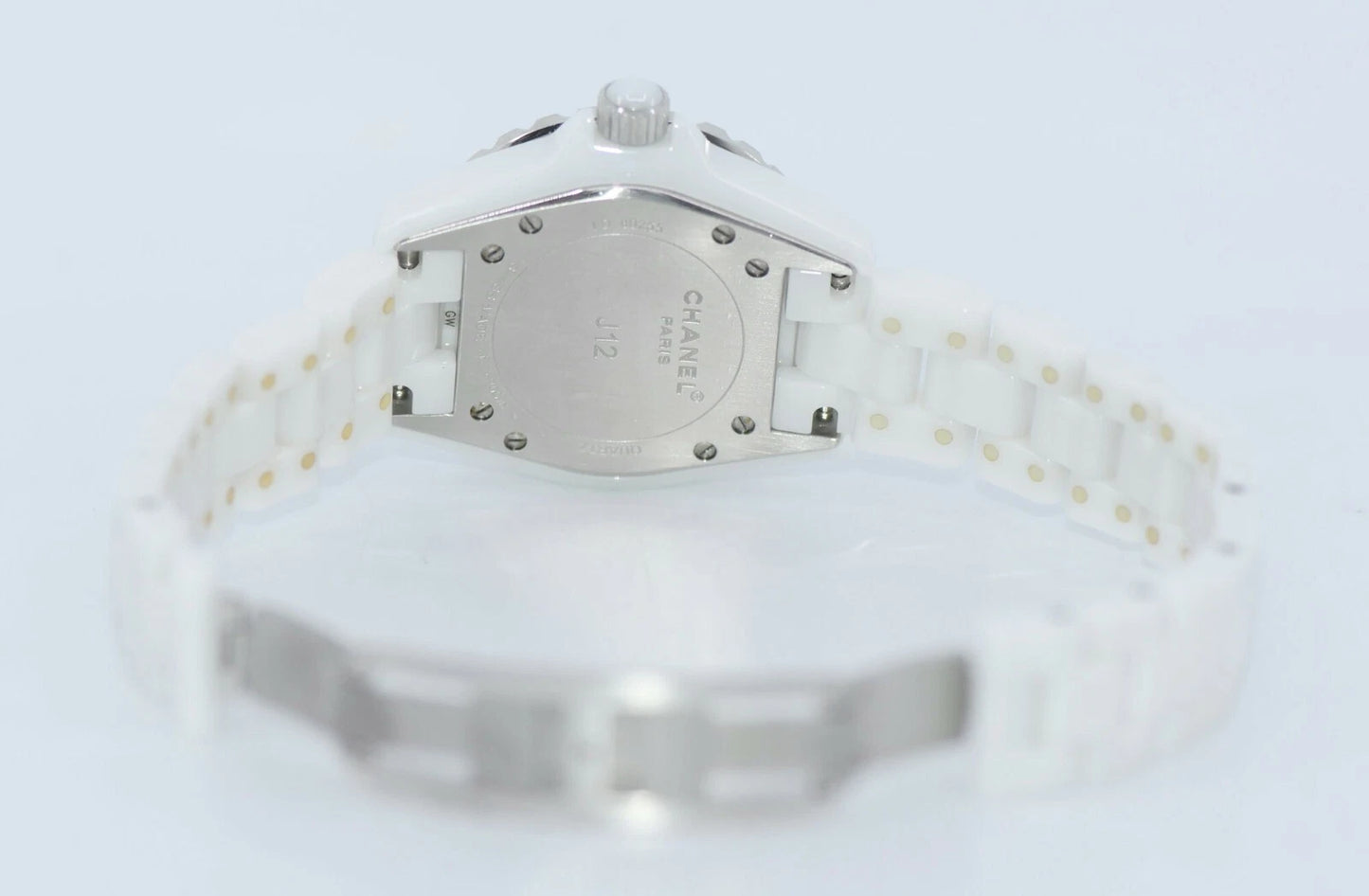 Chanel J12 Diamond White Ceramic Watch H1628