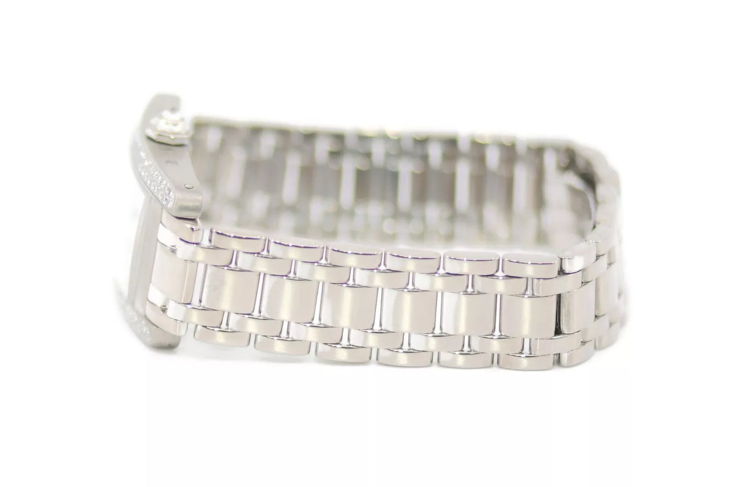 Cartier Tank Americaine Diamond 18K White Gold Watch 1713
