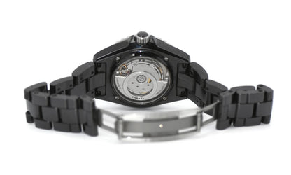 Chanel J12 Diamond Black Ceramic Watch H5702