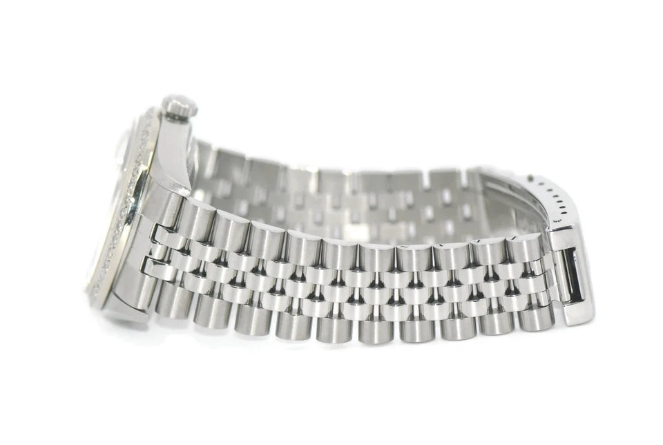 Rolex Datejust Diamond Stainless Steel Watch 16234