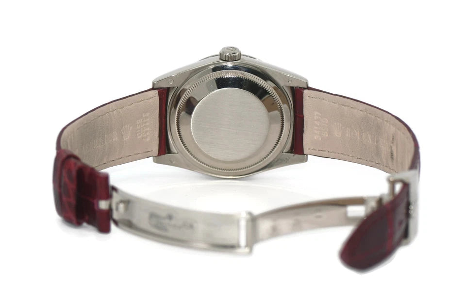 Rolex Day Date Cherry Red 18K White Gold Watch 118139