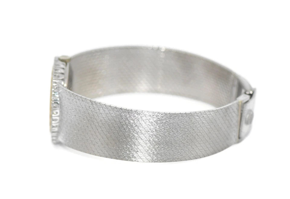 Patek Philippe Vintage Diamond 18K White Gold Watch 3355