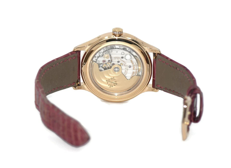 Patek Philippe Annual Calendar Diamond 18K Rose Gold Watch 4947R