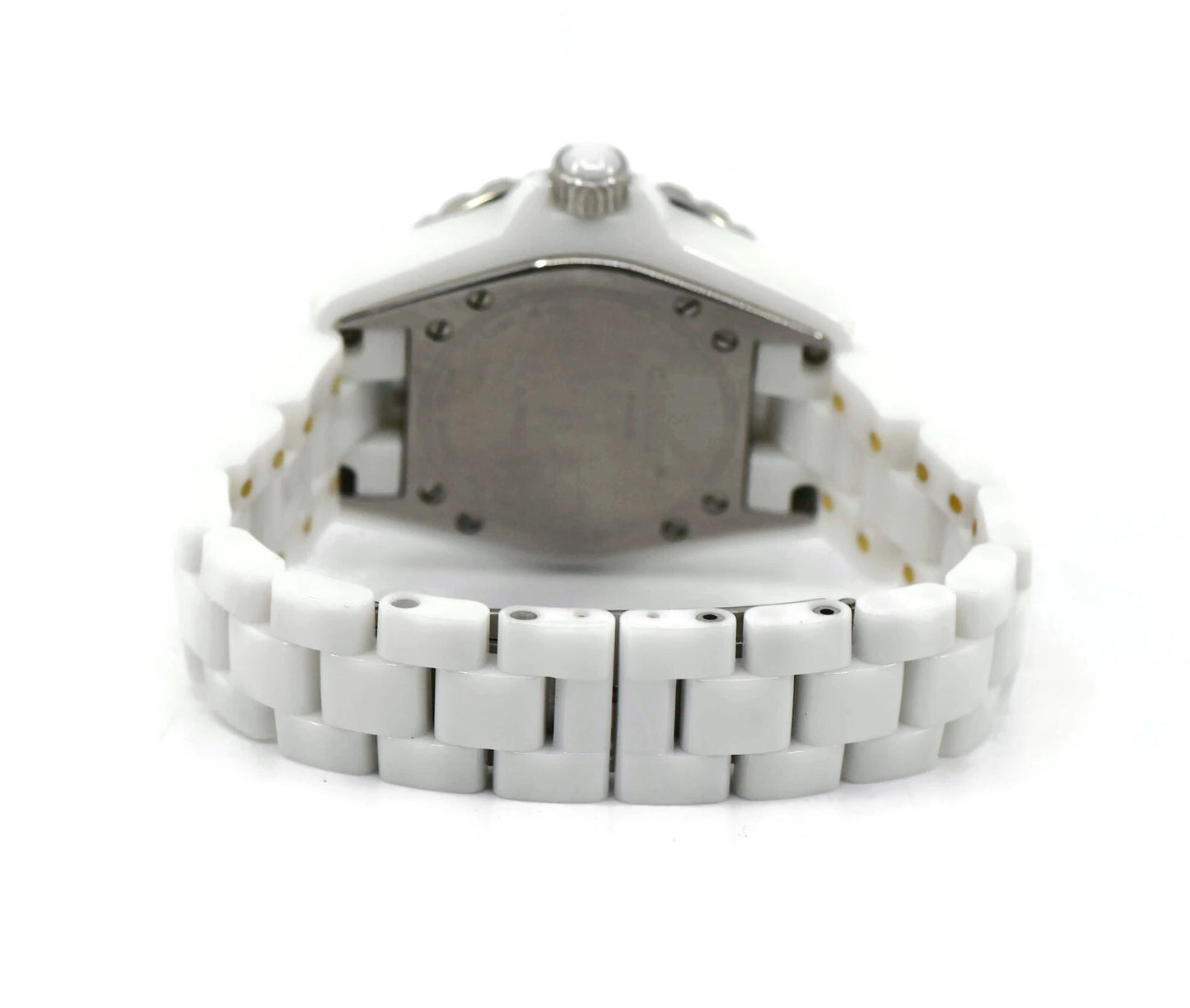 Chanel J12 Diamond White Ceramic Watch H1628