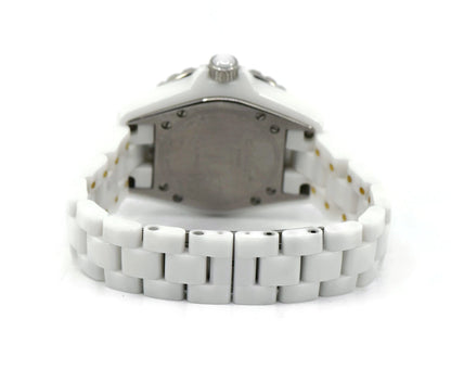 Chanel J12 Diamond White Ceramic Watch H1628