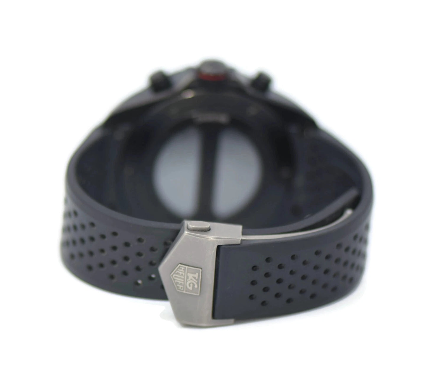 Tag Heuer Grand Carrera Cal Black Titanium Watch CAV518B