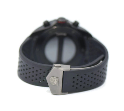 Tag Heuer Grand Carrera Cal Black Titanium Watch CAV518B