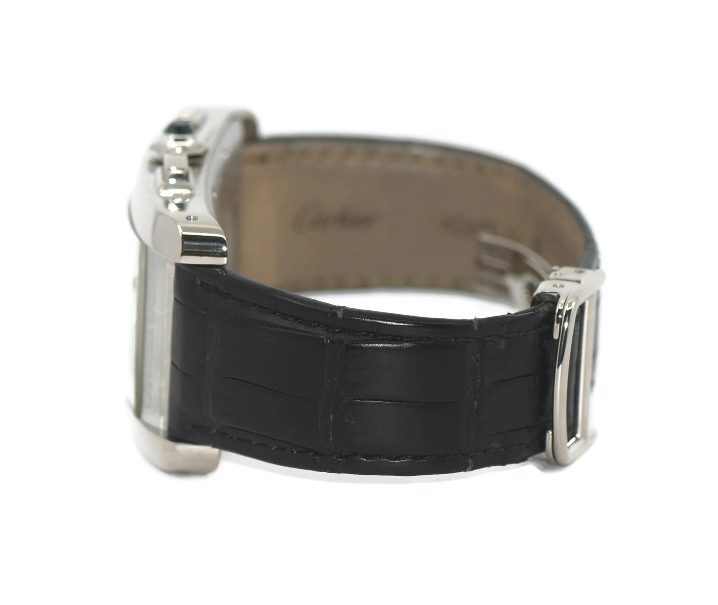 Cartier Tank Americaine XL Chronograph 18K White Gold Watch W2609456