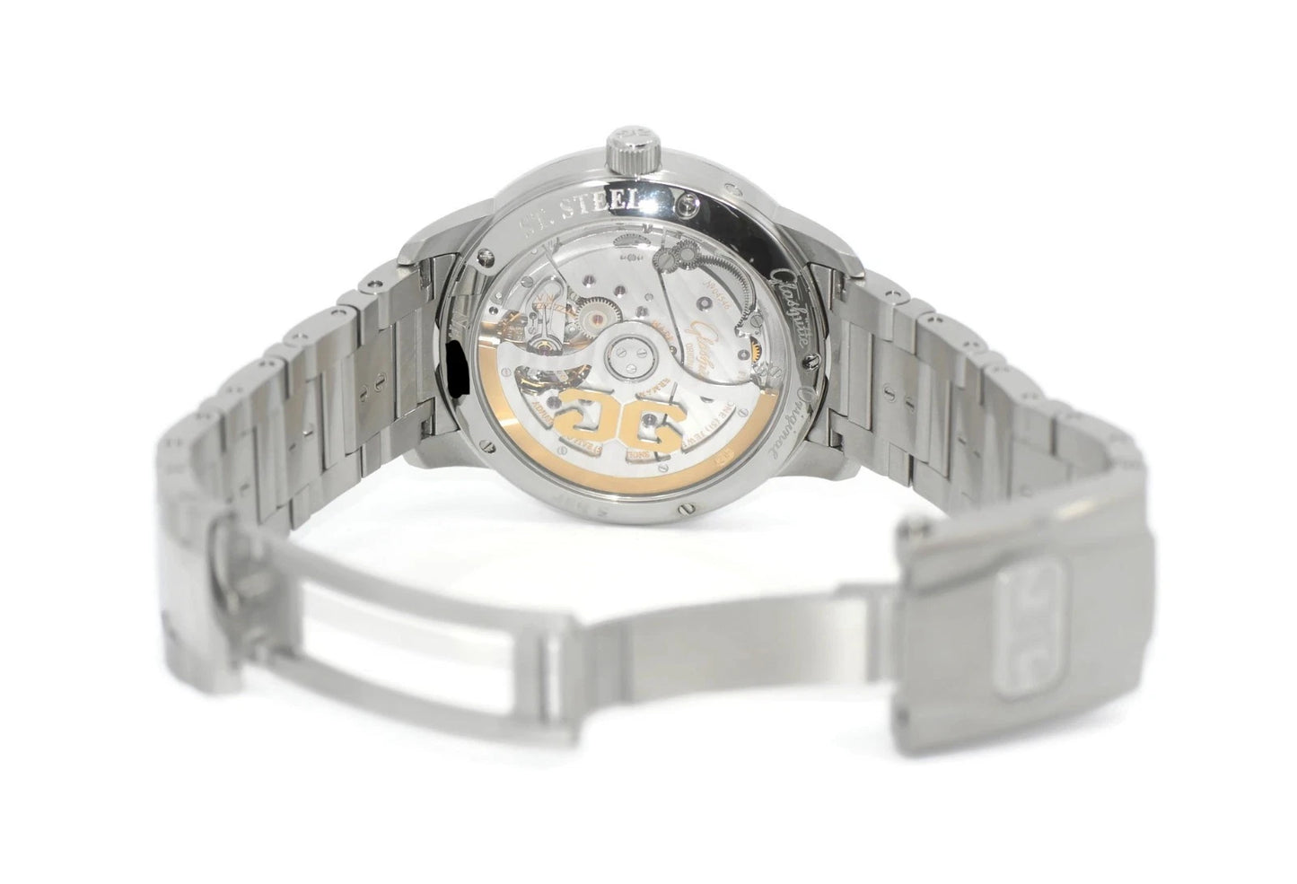 Glashutte Senator Stainless Steel Watch 100-03-32-42-14