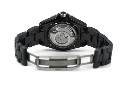 Chanel J12 Diamond Black Ceramic Watch H5702