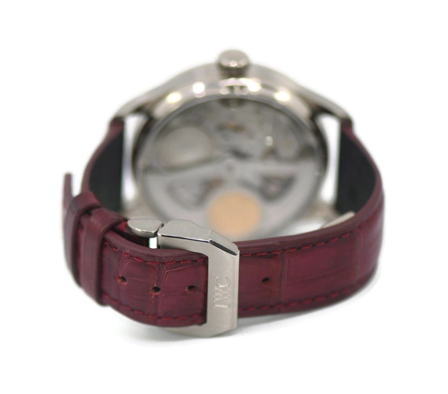 IWC Portuguese 7 Day 18K White Gold Watch IW500106