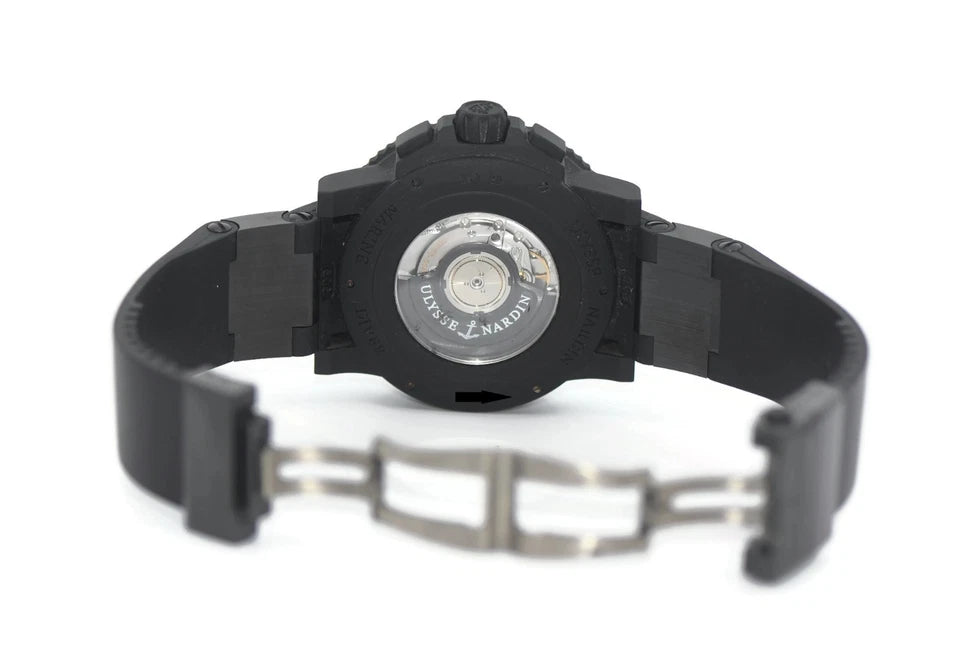 Ulysse Nardin Diver Black Sea Stainless Steel Watch 353-90