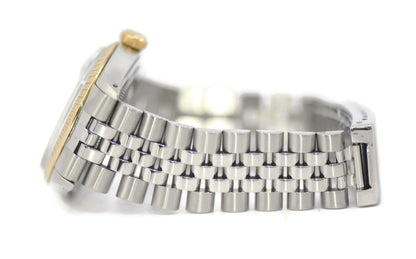 Rolex Oyster Perpetual Date Two Tone Stainless Steel Watch 1505