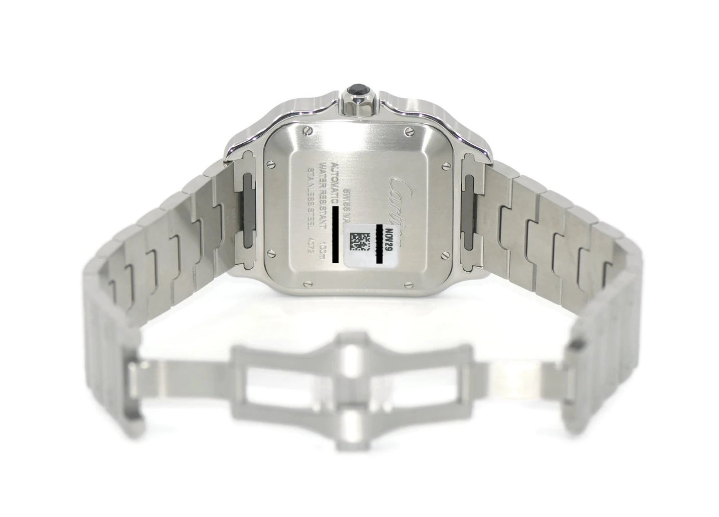 Cartier Santos Large Stainless Steel Watch WSSA0037