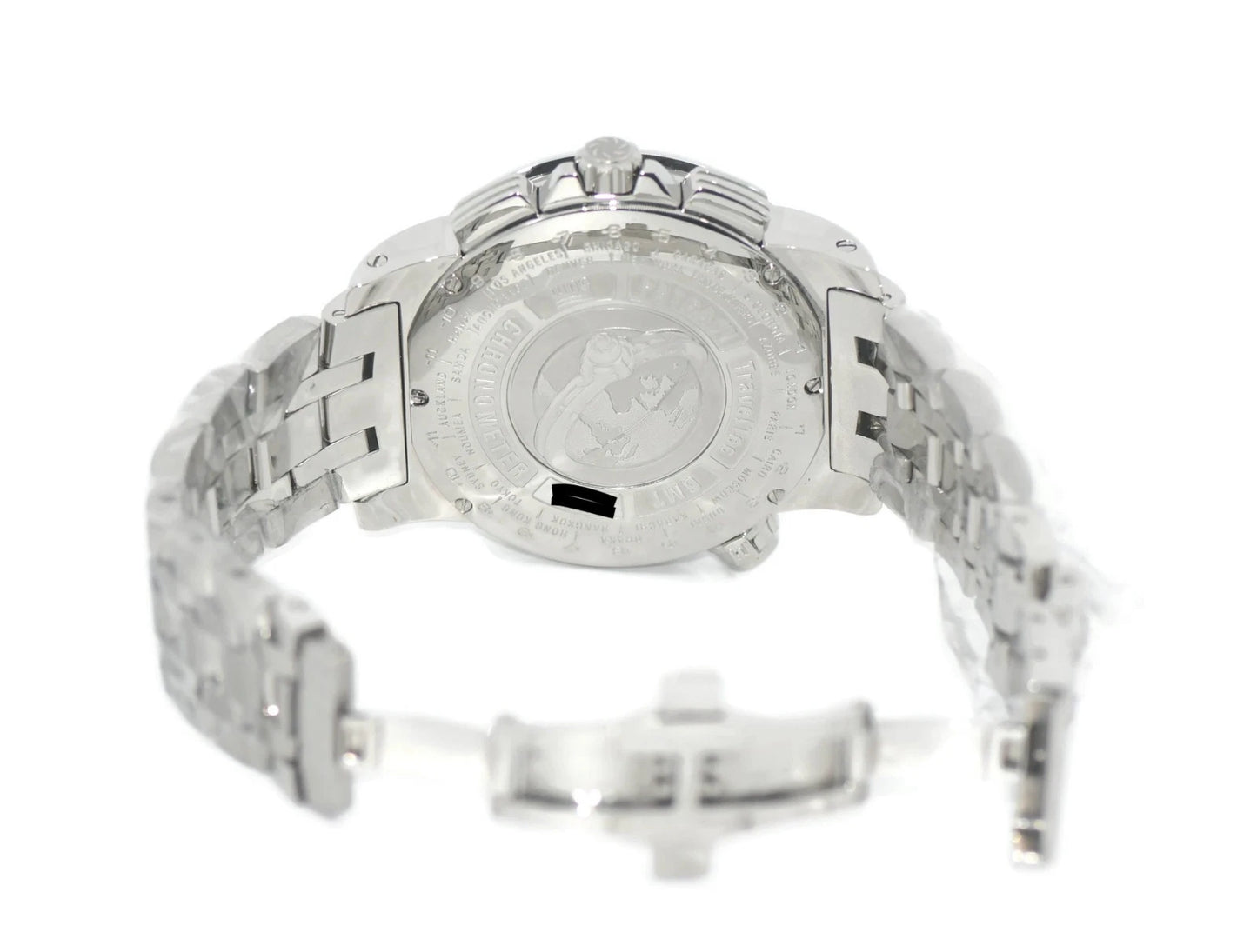 Carl F. Bucherer Traveltec GMT Stainless Steel Watch 00.10620.08.53.21