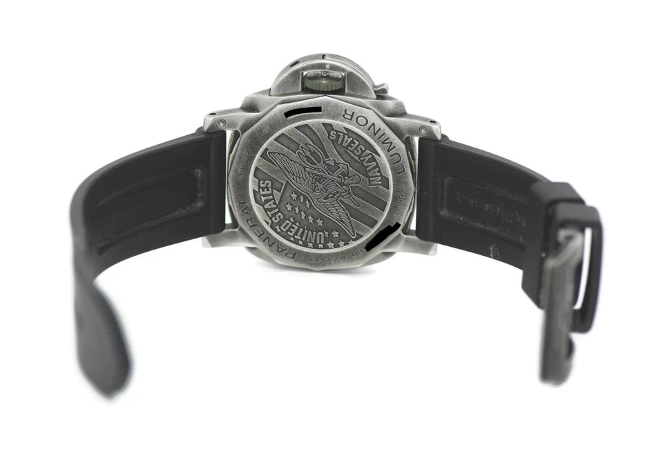 Panerai Luminor Marina Navy Seals Stainless Steel Watch PAM01412