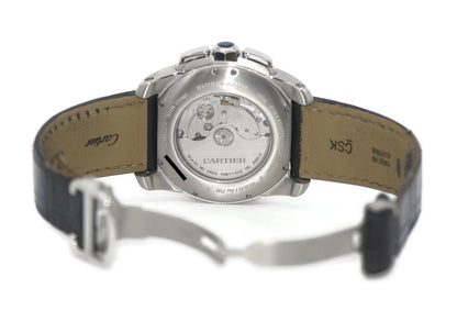 Cartier Calibre Chronograph 18K/Stainless Steel Watch W7100043