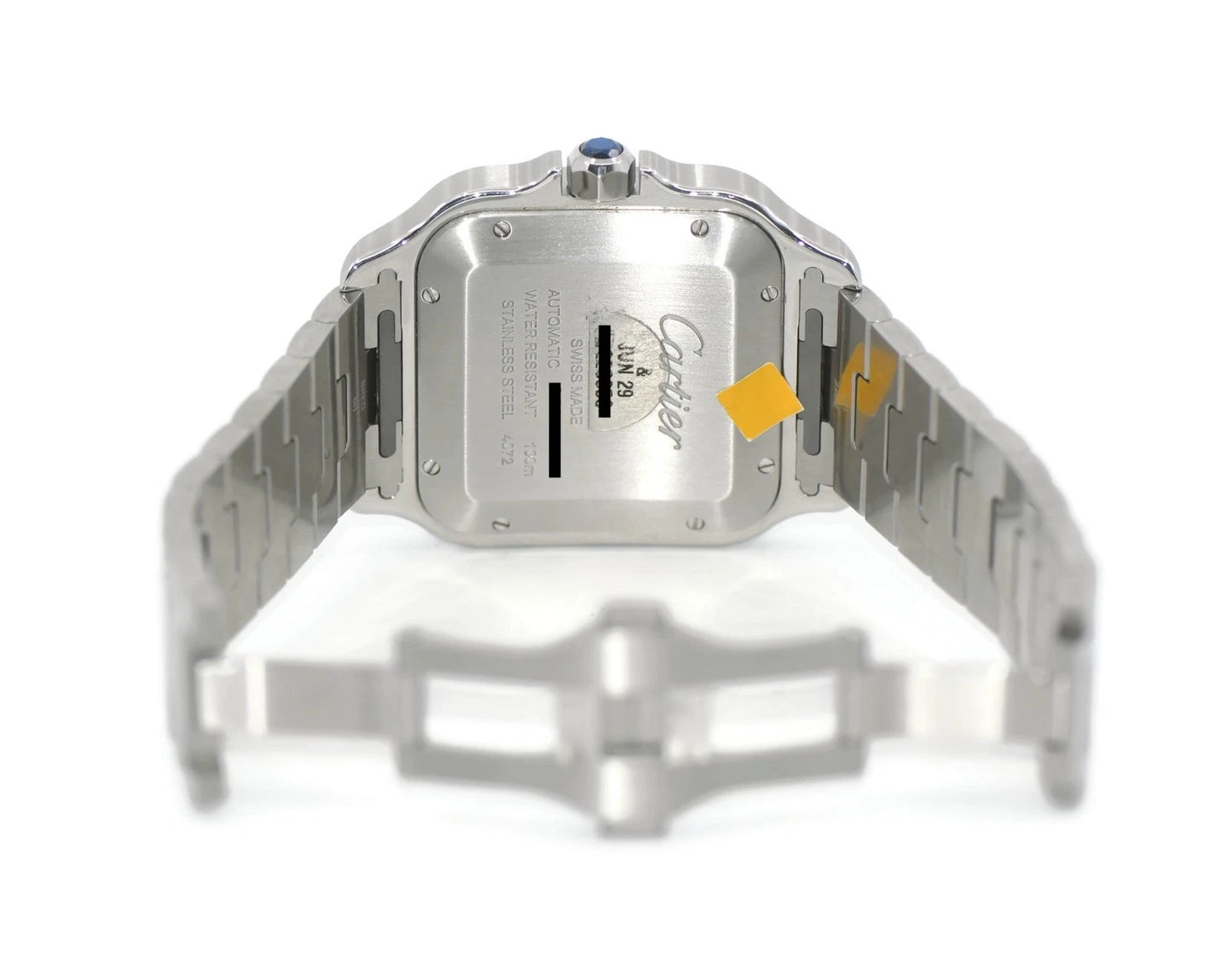 Cartier Santos Large Stainless Steel Watch WSSA0062