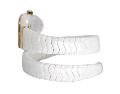 Bulgari Serpenti Spiga Diamond Ceramic Watch 102613