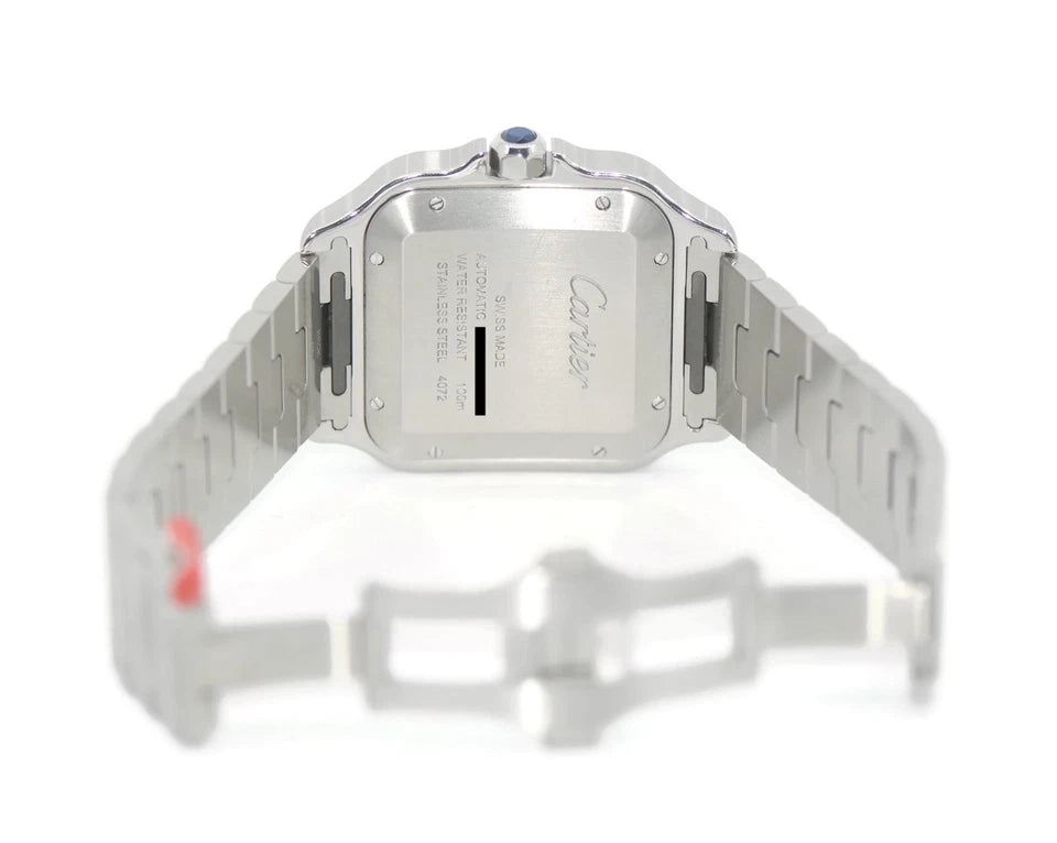 Cartier Santos Large Stainless Steel Watch WSSA0048