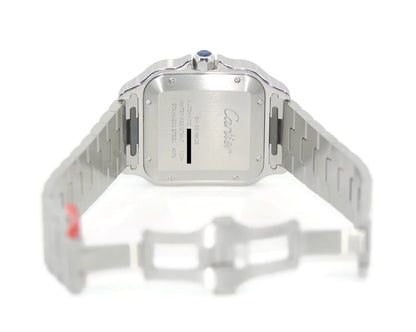 Cartier Santos Large Stainless Steel Watch WSSA0048
