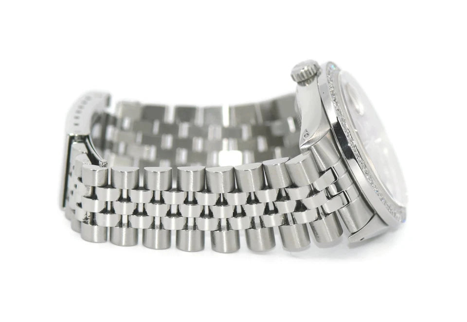 Rolex Datejust Diamond Stainless Steel Watch 16014
