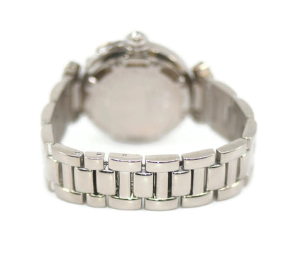 Cartier Pasha Diamond 18K White Gold Watch 2398
