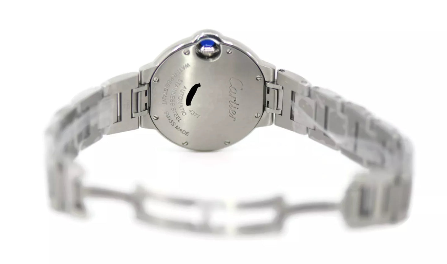 Cartier Ballon Bleu Diamond Stainless Steel Watch W4BB0021
