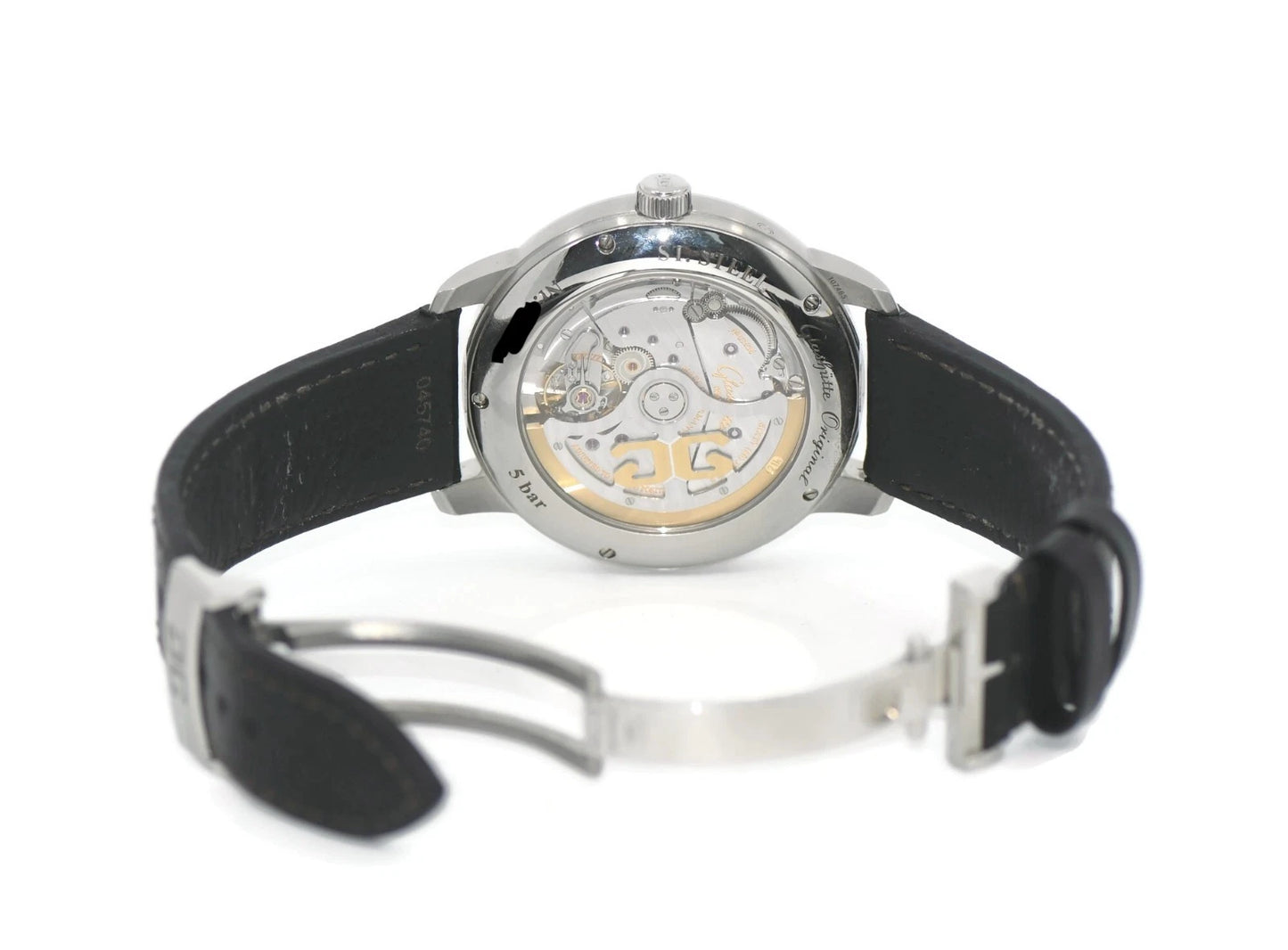 Glashutte Senator Observer Stainless Steel Watch 1-00-14-07-02-30