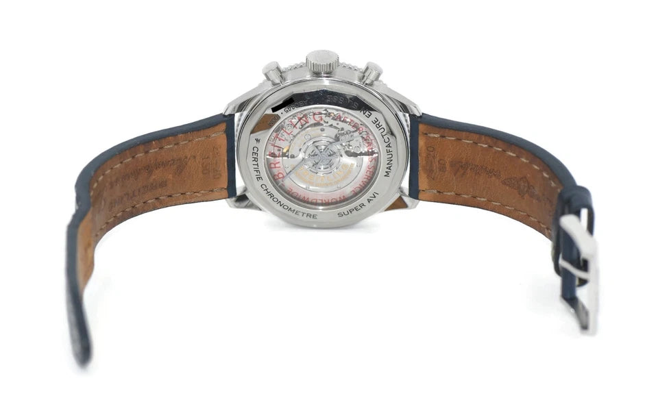 Breitling Super Avi Chronograph Stainless Steel Watch AB0445