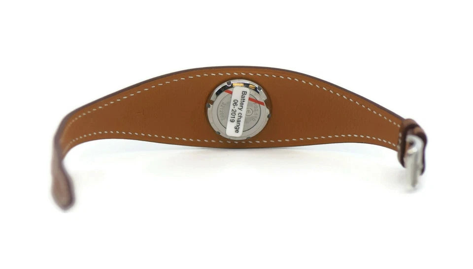 Hermes Manchette Diamond Stainless Steel Watch FG2.110