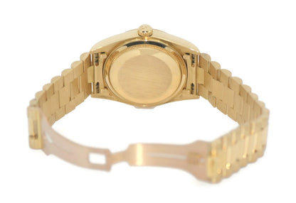 Rolex Day Date Wood Dial 18K Yellow Gold Watch 18038