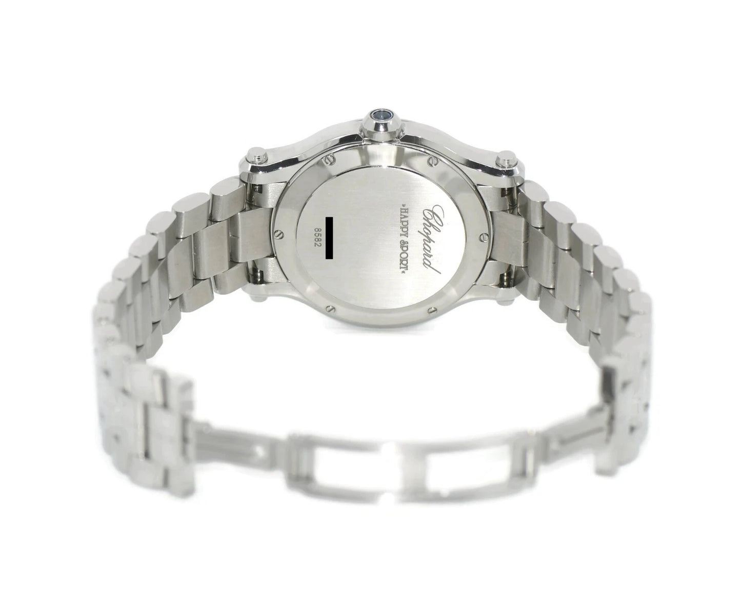 Chopard Hppay Sport Diamond Stainless Steel Watch 278582