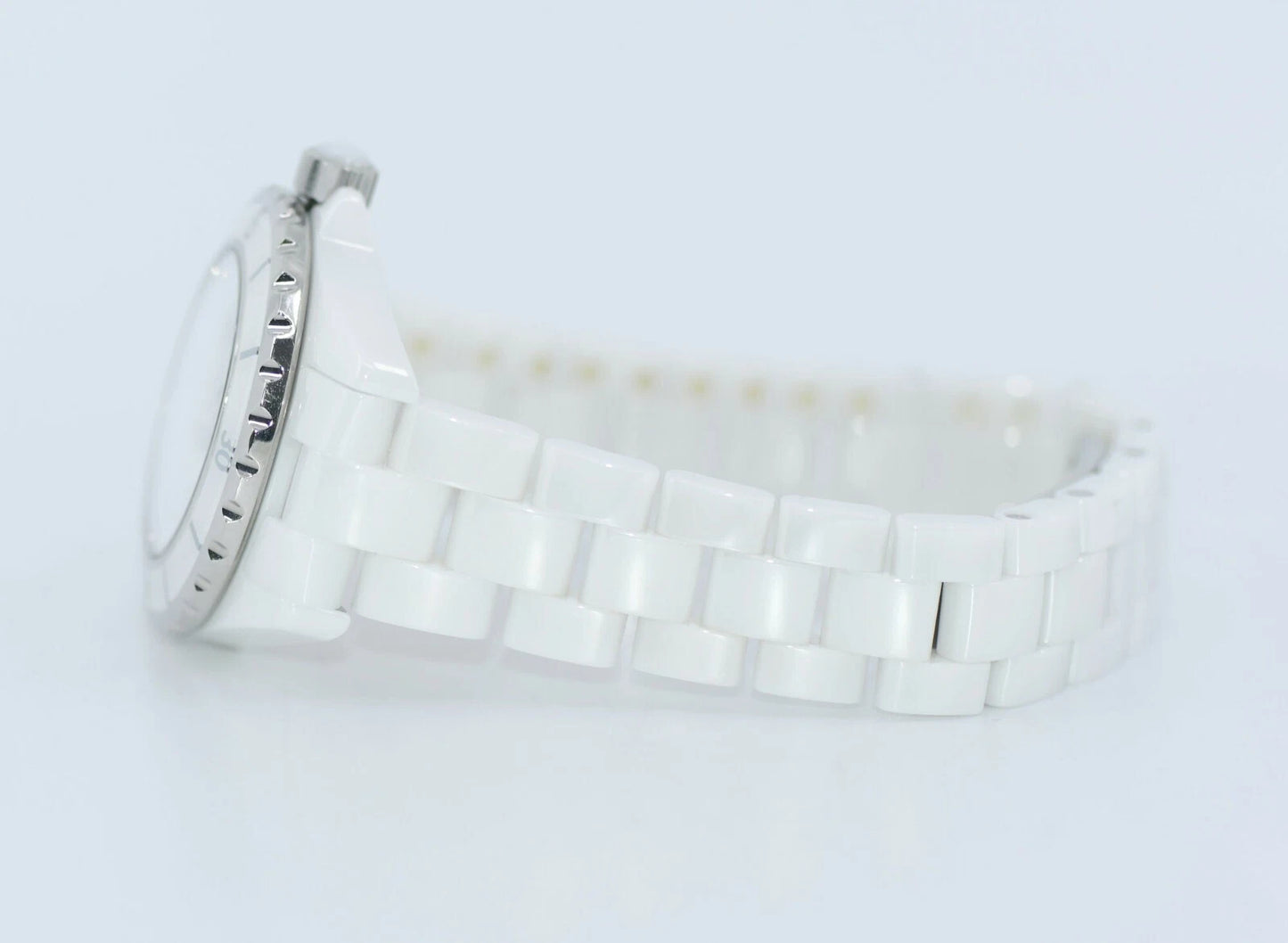 Chanel J12 Diamond White Ceramic Watch H1628