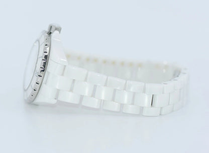 Chanel J12 Diamond White Ceramic Watch H1628