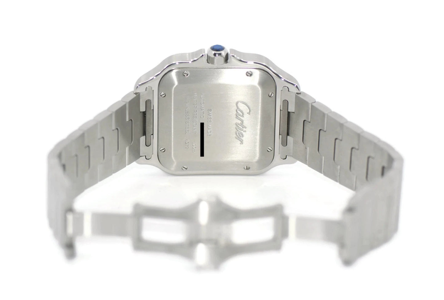 Cartier Santos Large Stainless Steel Watch WSSA0018