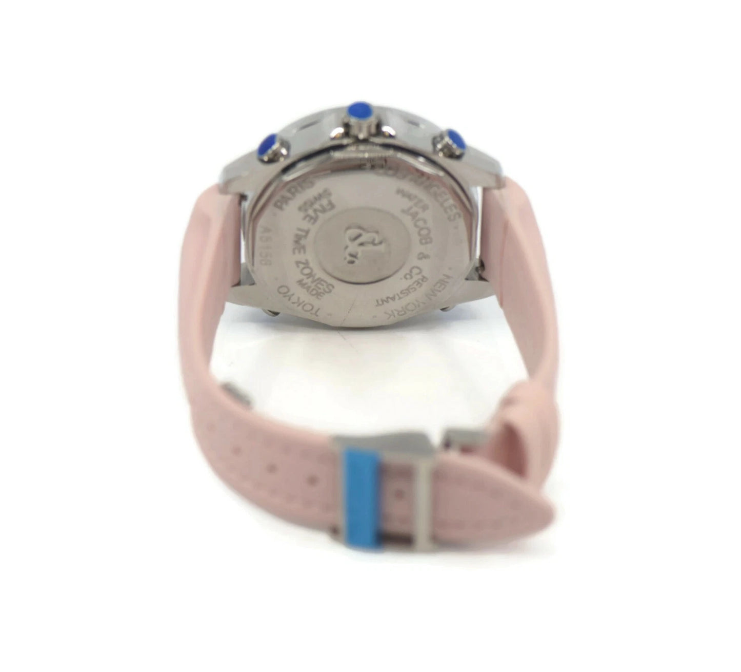 Jacob & Co Five Timezone Diamond Stainless Steel Watch JCM-75DA