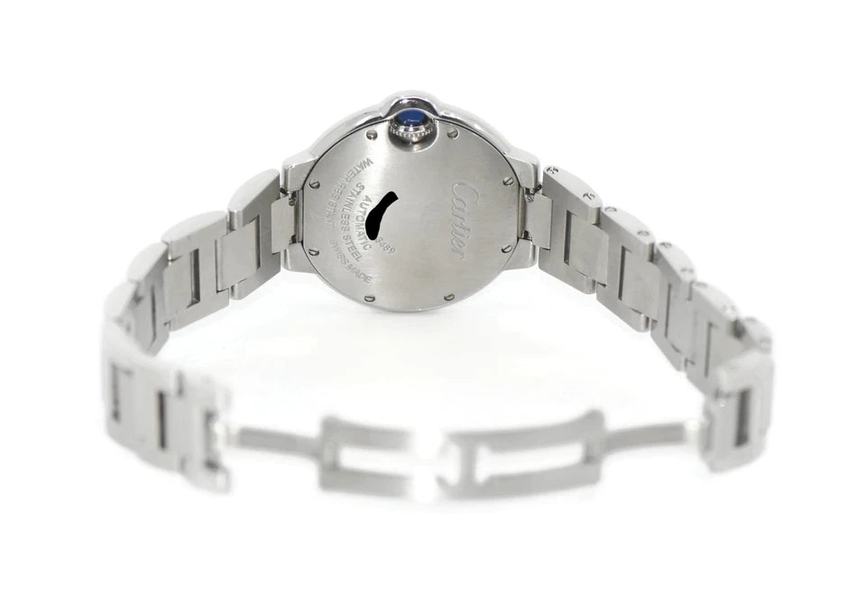 Cartier Ballon Bleu Diamond Stainless Steel Watch W4BB0016