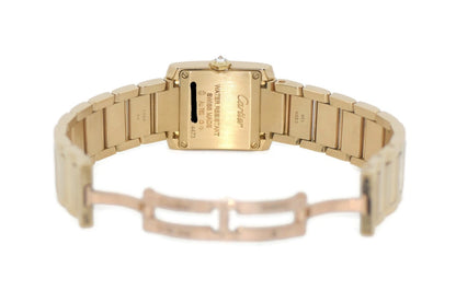 Cartier Tank Francaise Diamond 18K Yellow Gold Watch WJTA0039