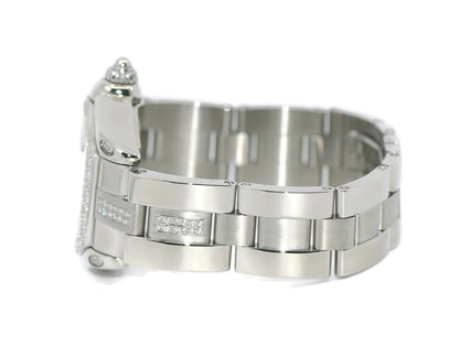 Cartier Roadster Large Diamond Stainless Steel Watch W62041V3