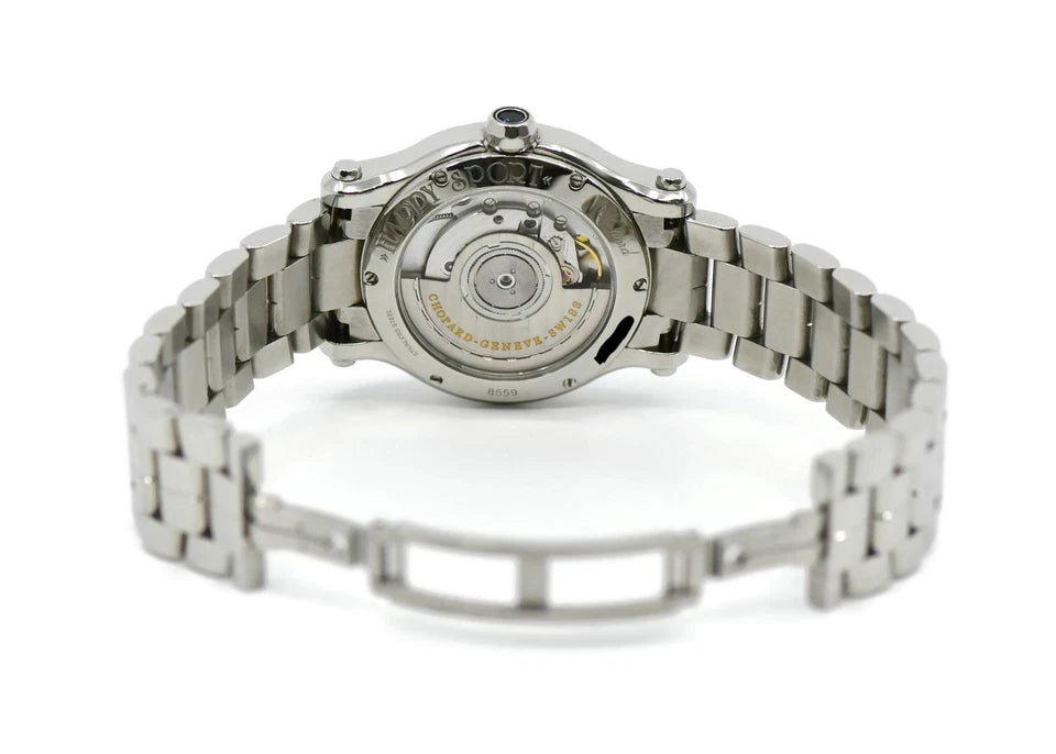 Chopard Happy Sport Diamond Stainless Steel Watch 278559