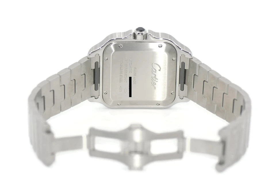 Cartier Santos Large Stainless Steel Watch WSSA0037