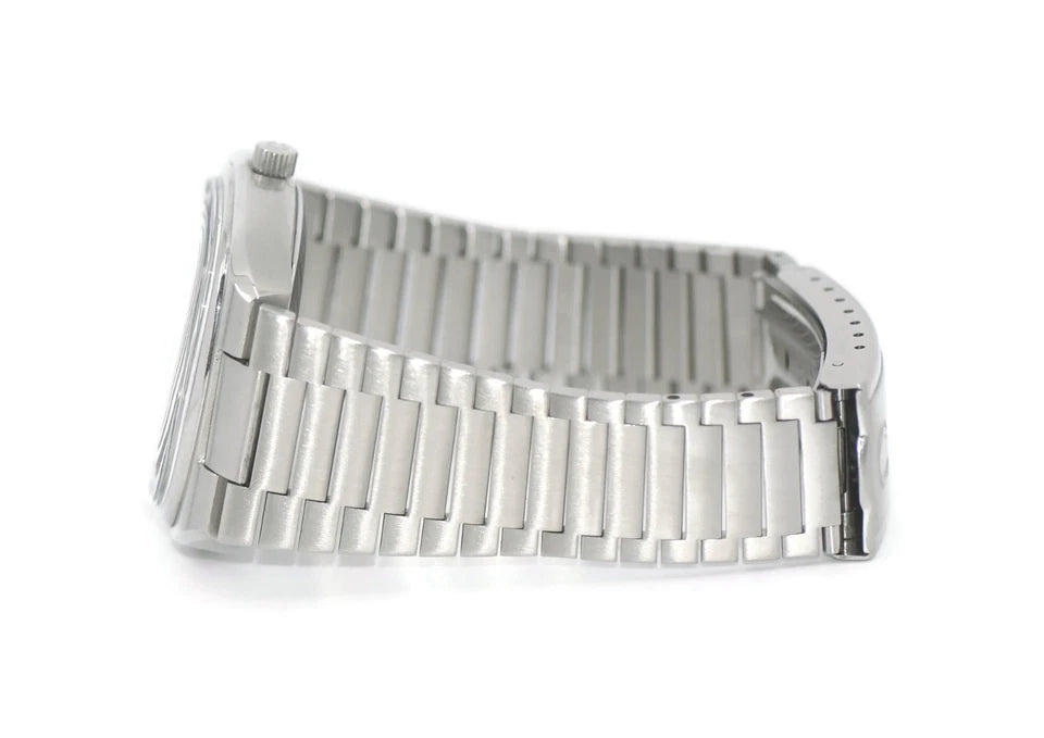 Omega Seamaster Day Date Stainless Steel Watch 166.0213