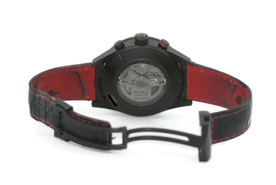 Tag Heuer Carrera Chronograph Black Titanium Watch CV2A81