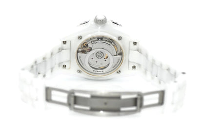 Chanel J12 Phantom White Ceramic Watch H6186