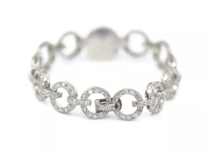Cartier Vintage Diamond Platinum Watch