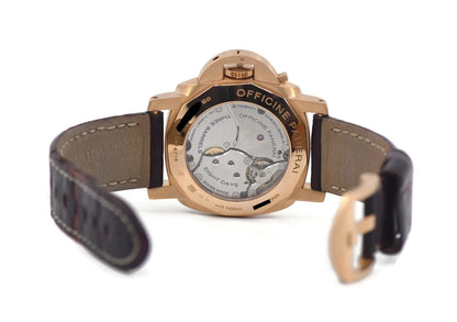 Panerai Luminor GMT 18K Rose Gold Watch PAM00289
