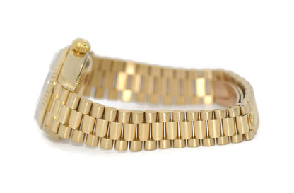 Rolex Datejust Diamond 18K Yellow Gold Watch 79178