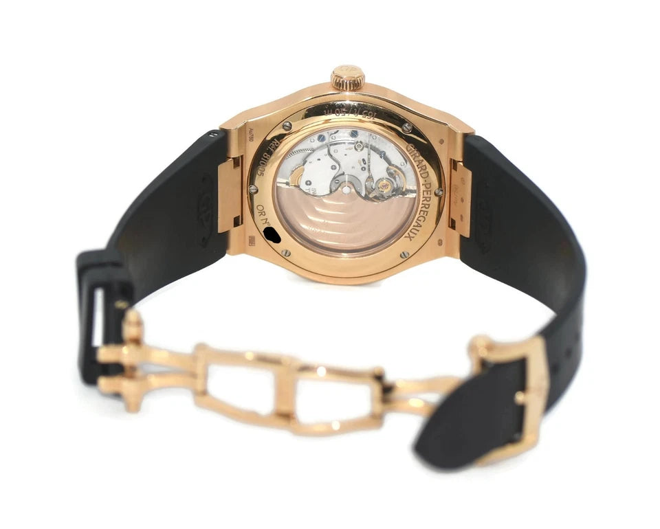 Girard Perregaux Laureato 18K Rose Gold Watch 81005